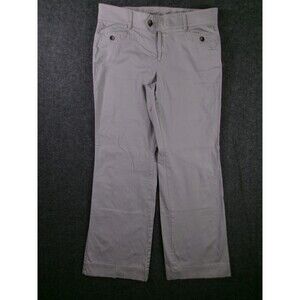 Dockers Pant Women 10 Beige Straight Leg Sure Fit Waistband Workwear Capsule Day